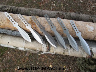 Set 6/st Throwers PRC Inox