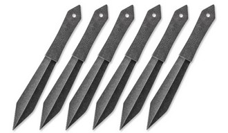 Set 6/st SCHRADE Full Tang Stone wash 8"