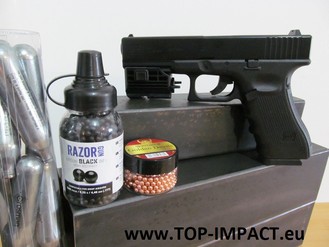 Set GLOCK 22 Gen.4 / Steel BB's 4.5mm