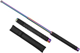 10X Telescopic Baton 21" Rainbow + holster