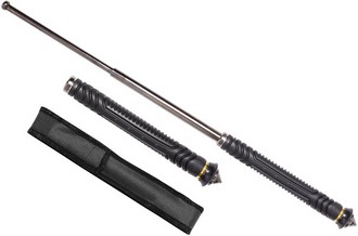 6X Telescopic Baton 21" Titanium Black