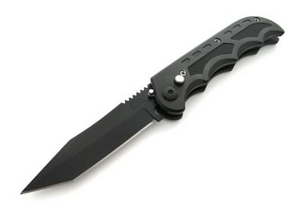 10 x Spring Knive Black Tanto 21 cm