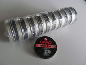 10 X Gamo Match Classic cal.4.5mm
