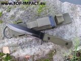 KANDAR Tactical knife OD green 26 cm